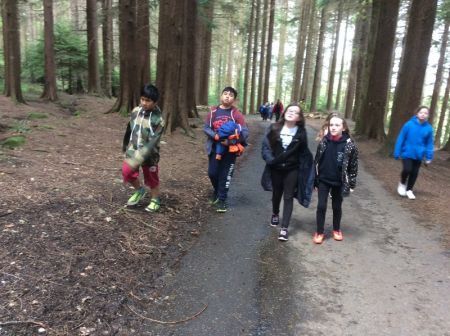Nothing beats a morning walk up a steep hill!